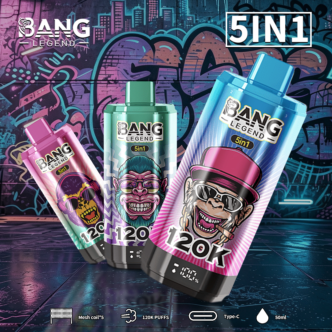 BANG 120K Puffs 5-in-1 Disposable Vape