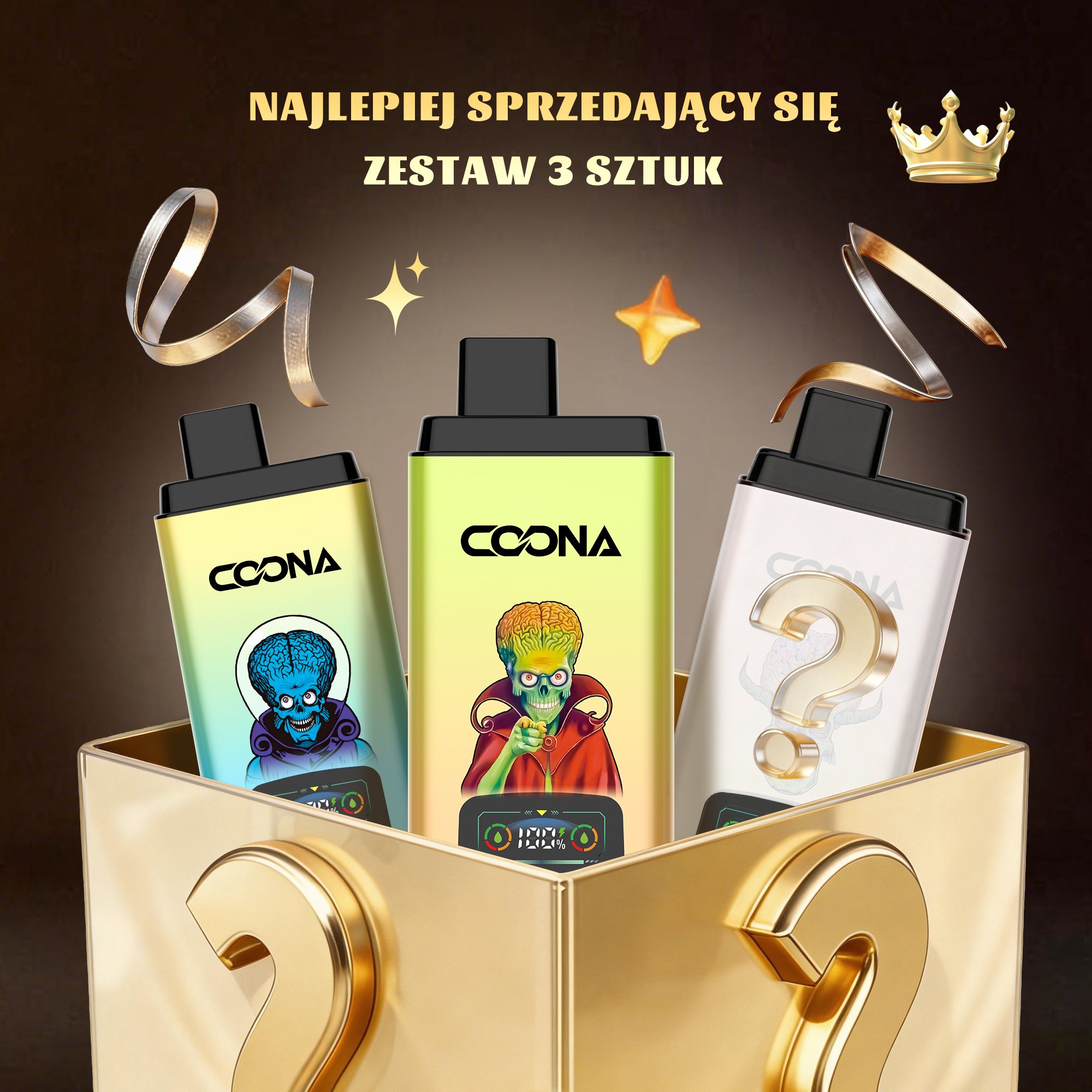 🎁3x niespodzianka - BANG BOX 50000 Puffs Double Flavor Disposable Vape