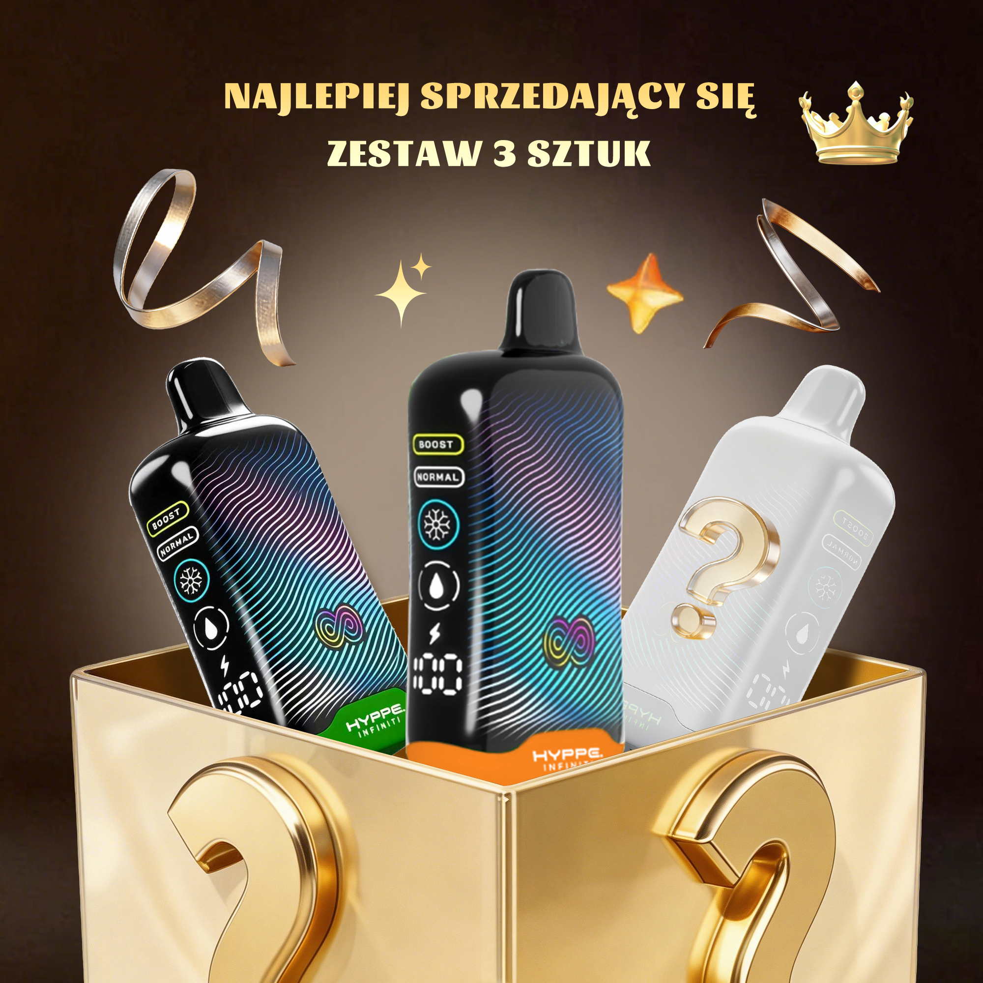 🎁3x niespodzianka - Hyppe Infiniti 50K Puffs Disposable Vape