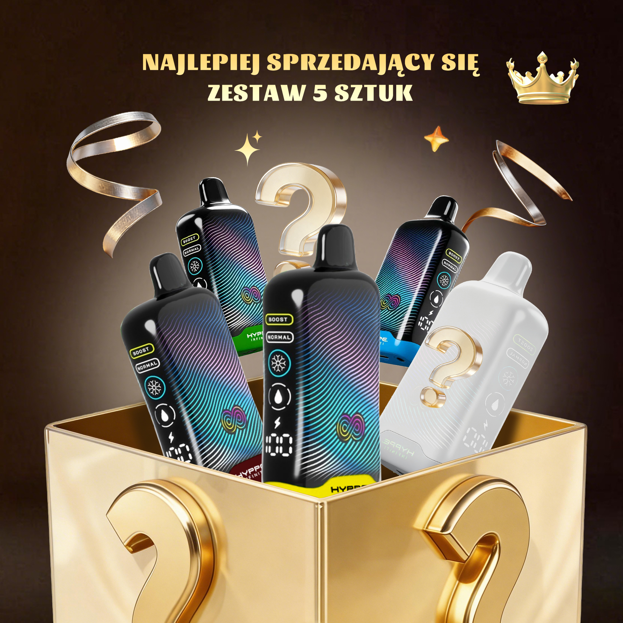 💎5x niespodzianka - Hyppe Infiniti 50K Puffs Disposable Vape