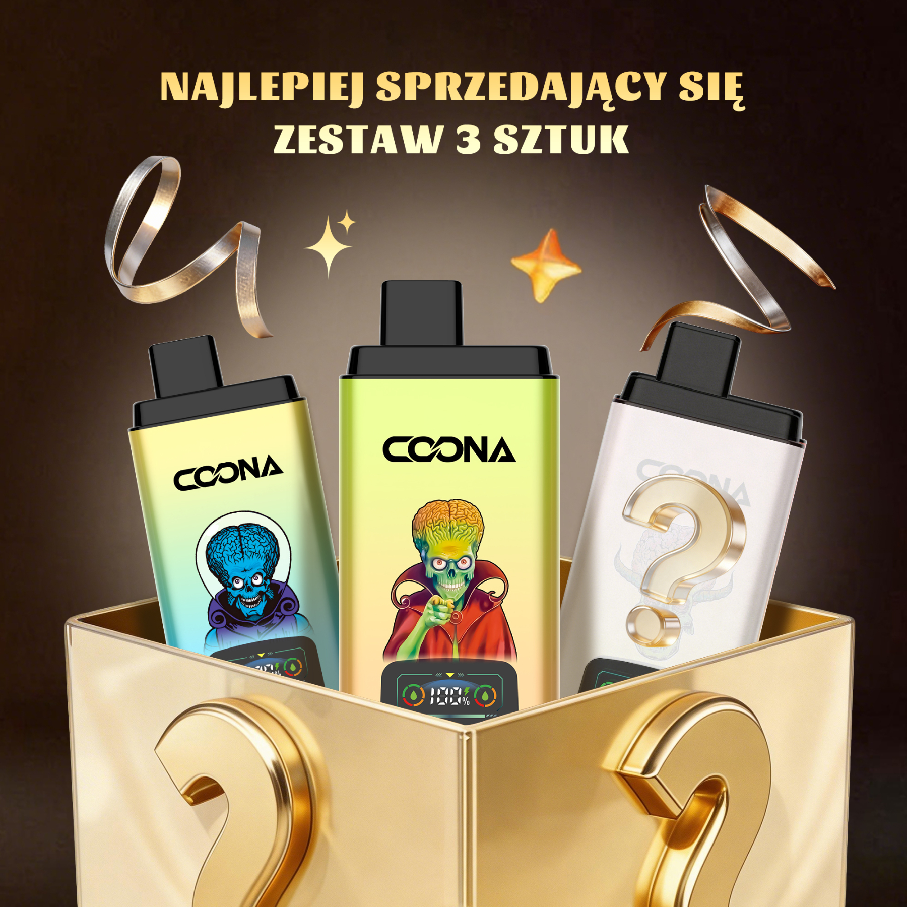 🎁3x niespodzianka - BANG BOX 50000 Puffs Double Flavor Disposable Vape