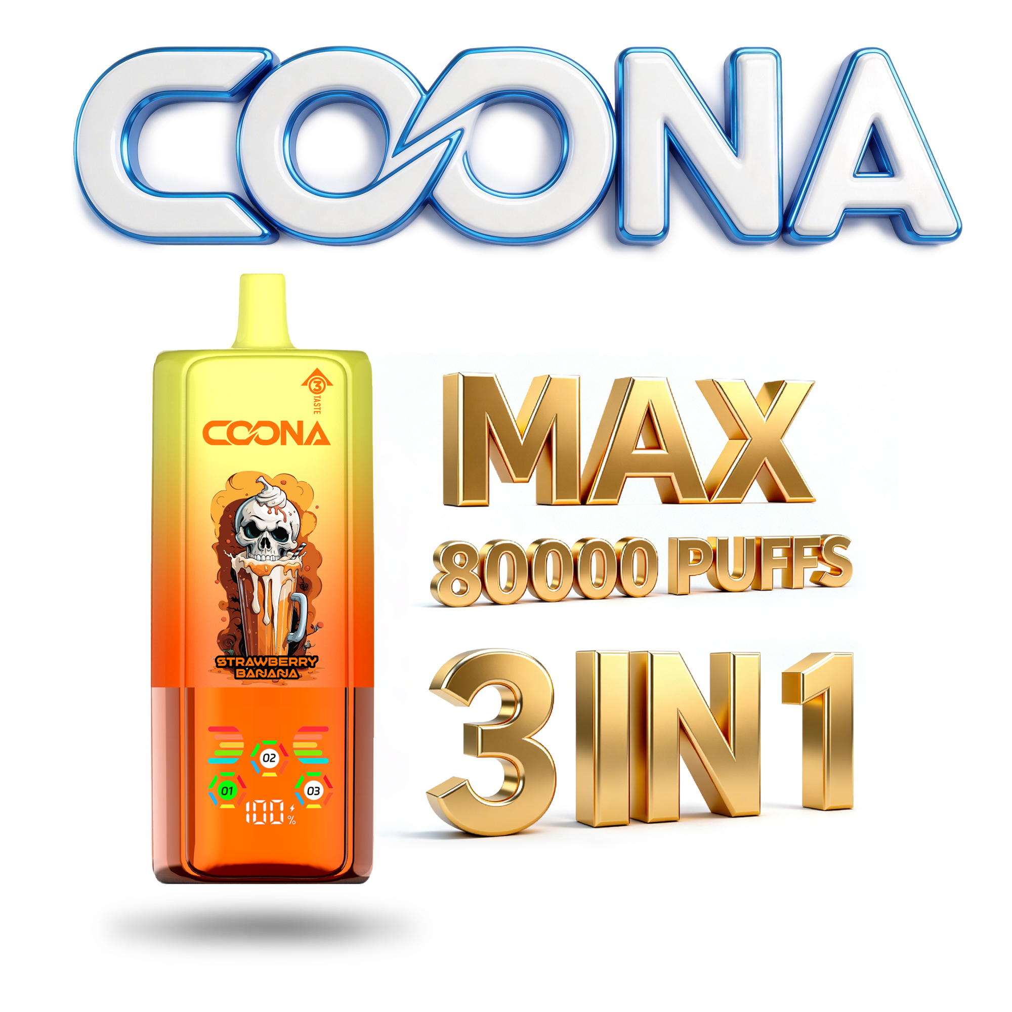 BANG BOX 80000 Puffs 3 in1 Flavor Disposable Vape