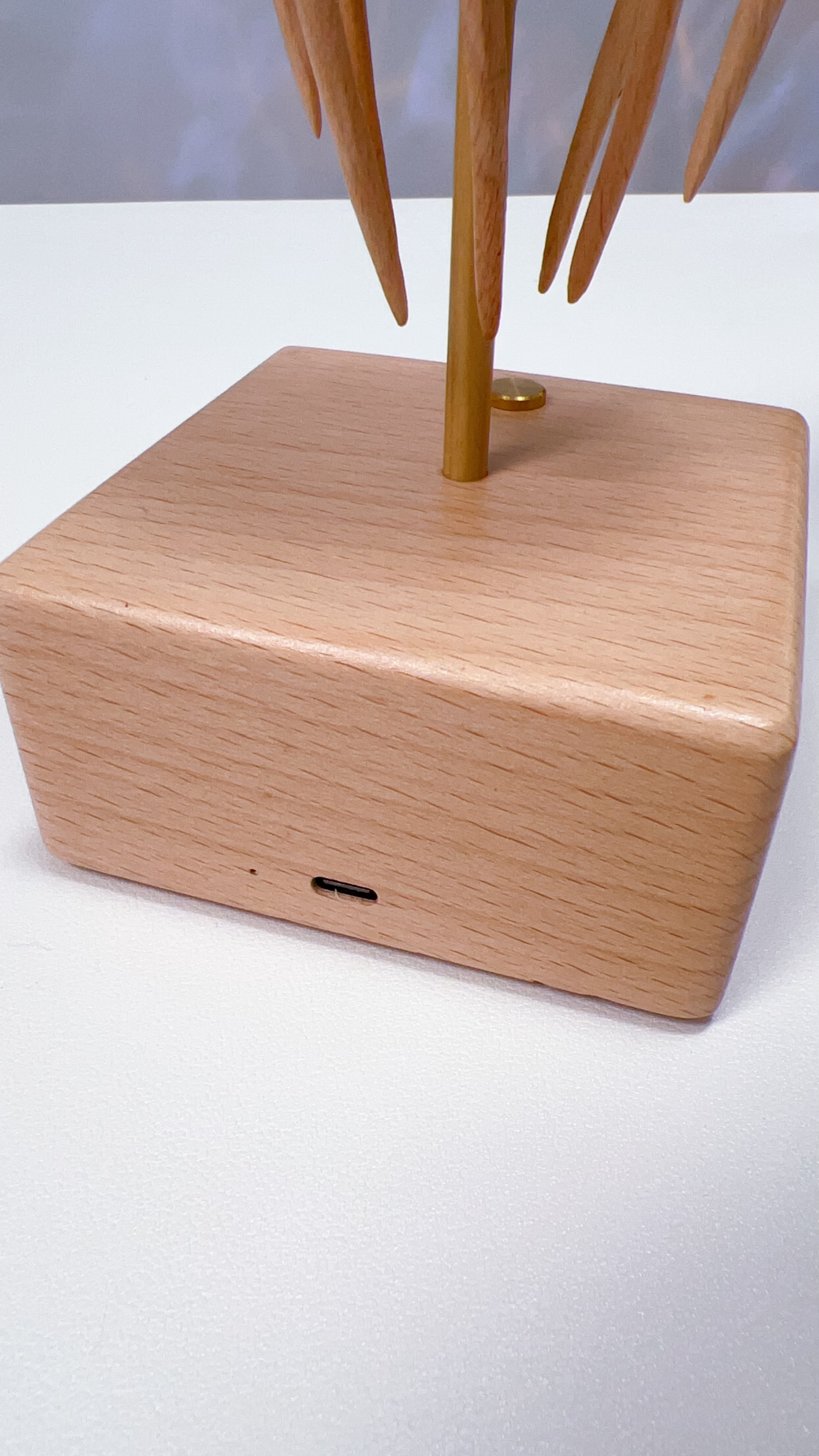 Handcrafted Wooden Jellyfish Automaton