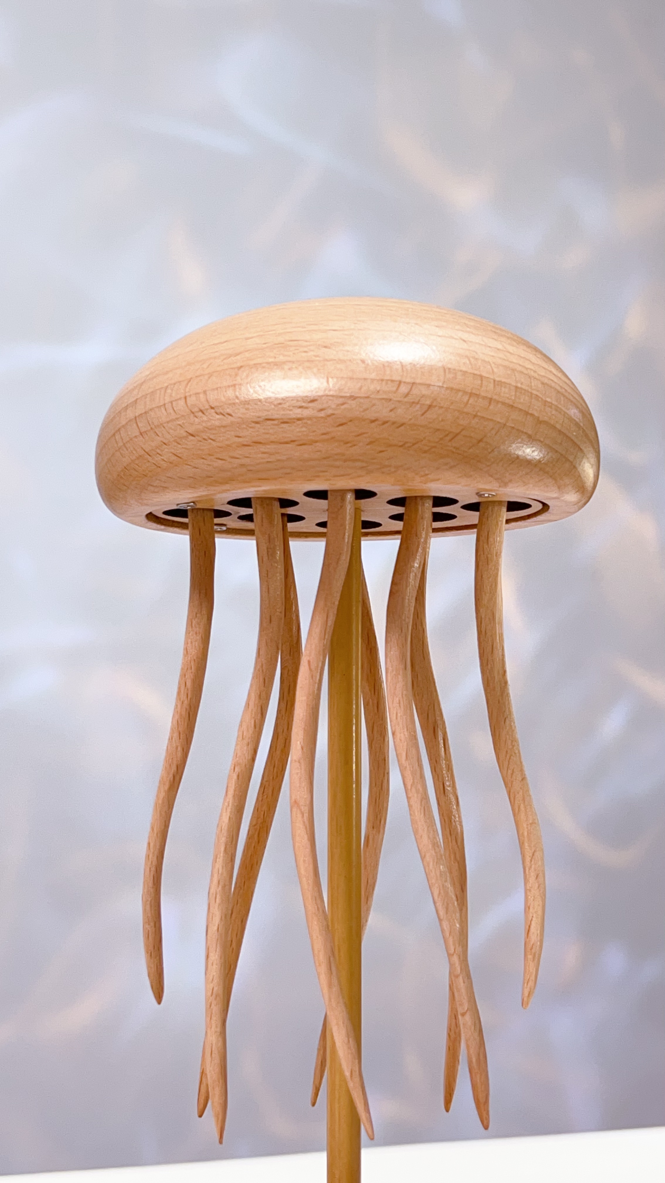 Handcrafted Wooden Jellyfish Automaton(Big)