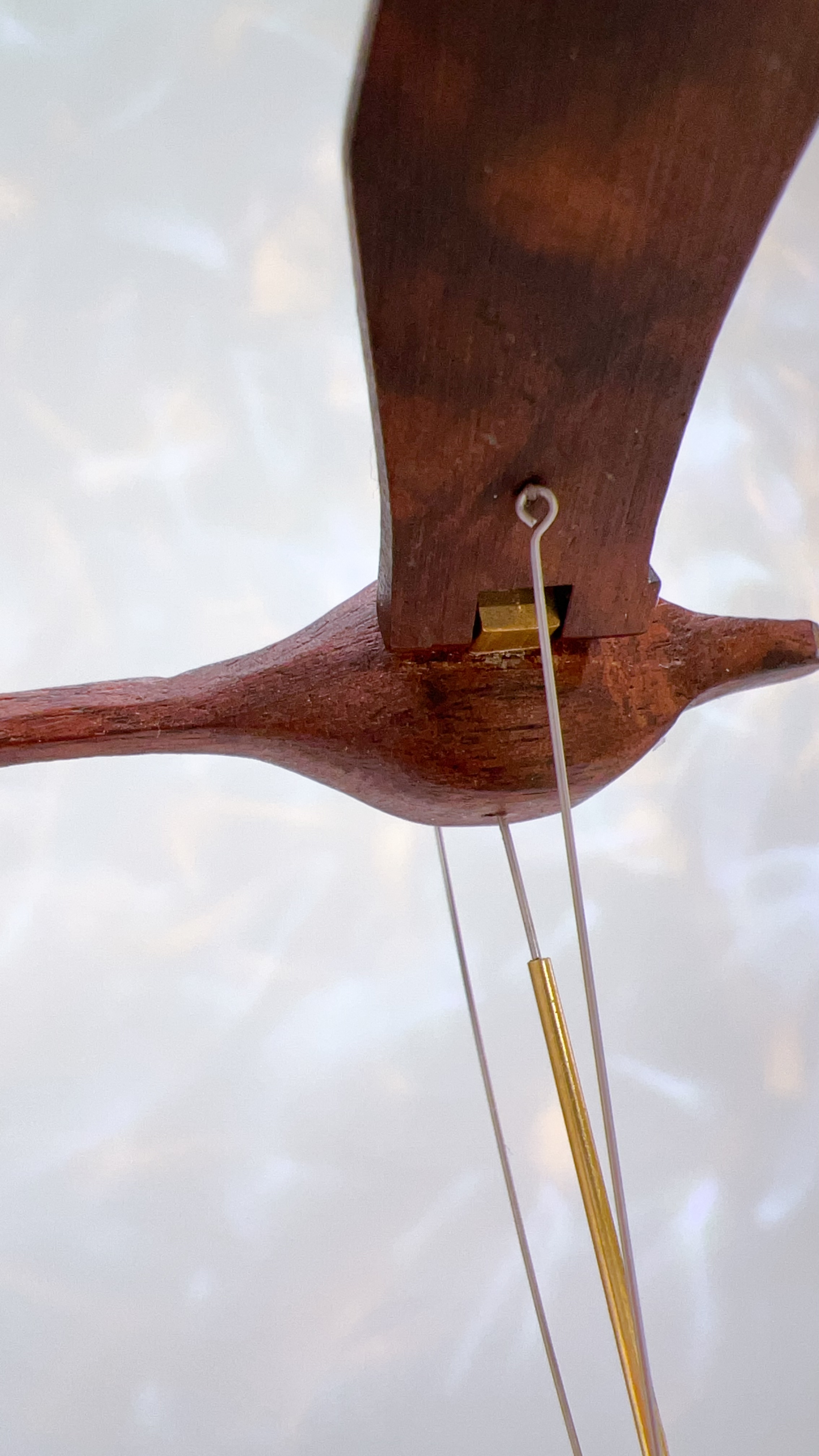 Handcrafted Walnut Swan Automaton