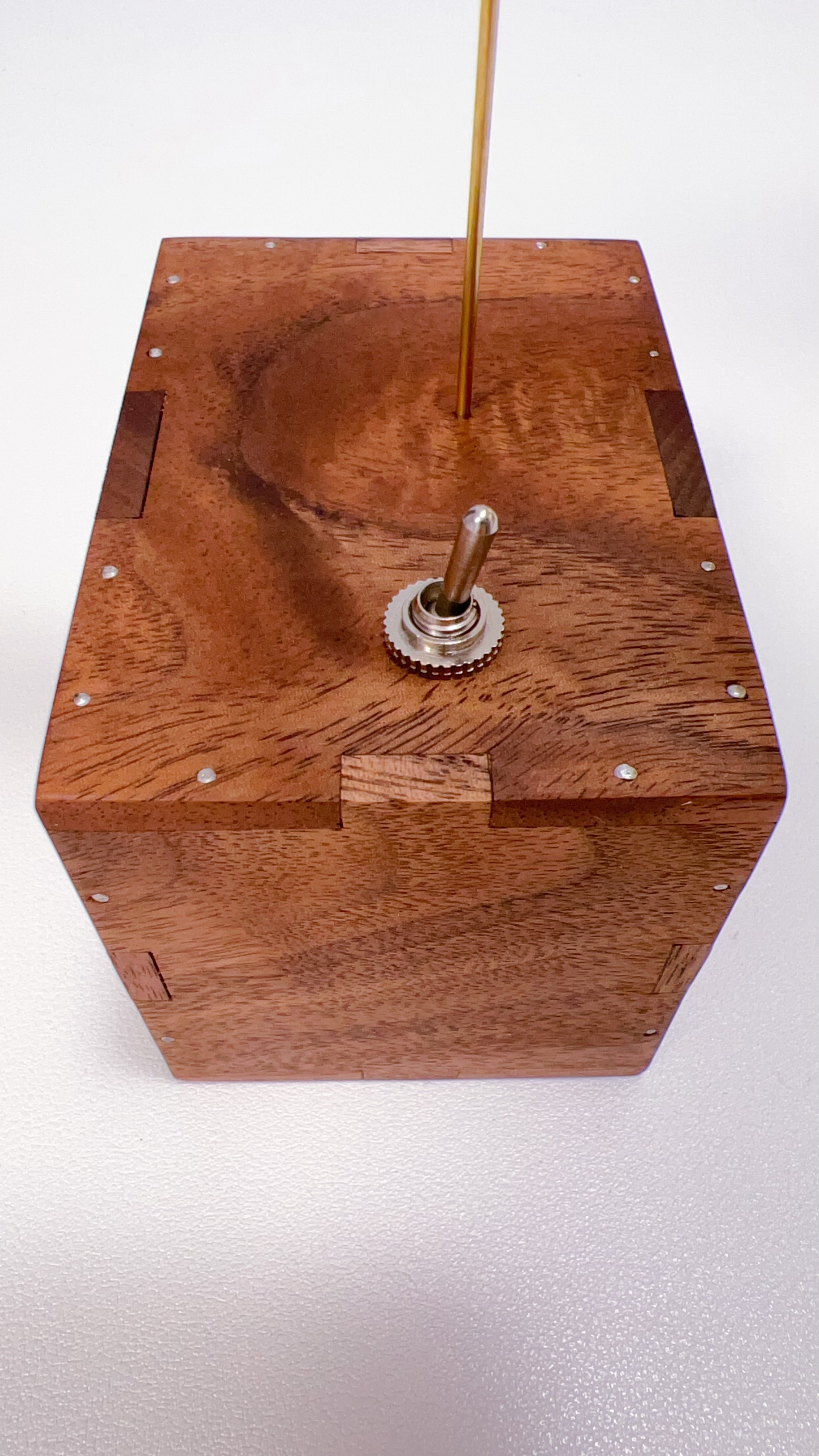 Handcrafted Walnut Swan Automaton