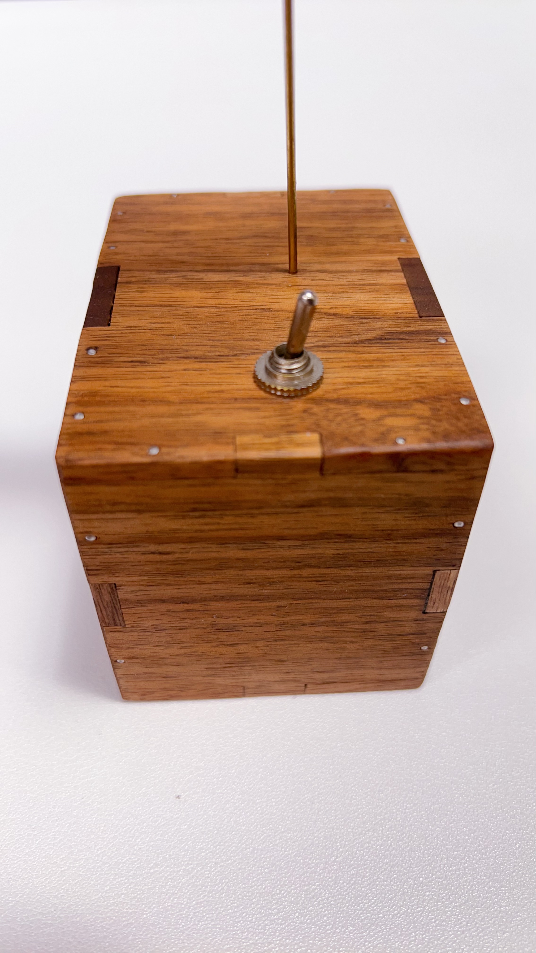 Handcrafted White Walnut Swan Automaton