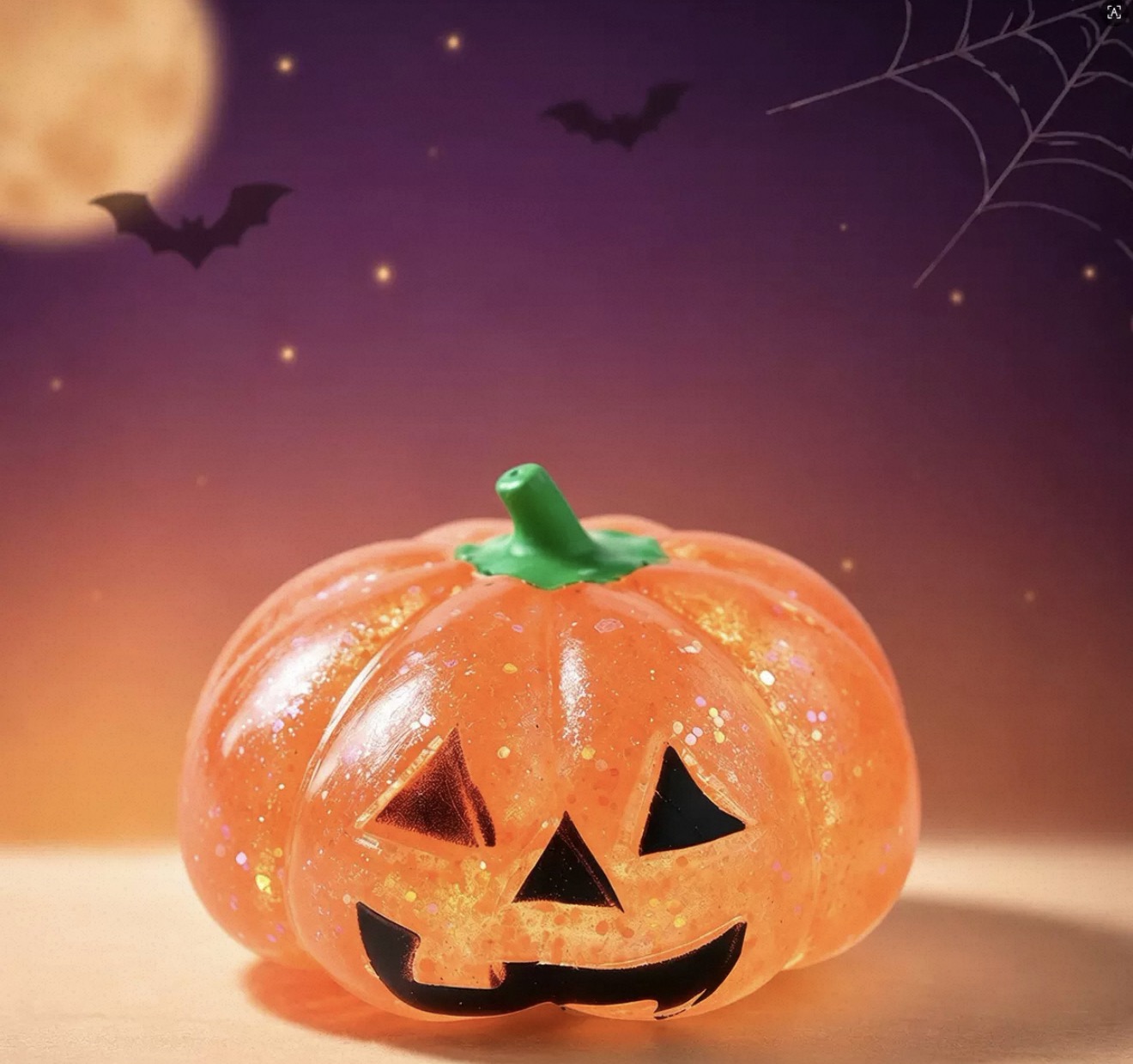 Sparkly Halloween Pumpkin