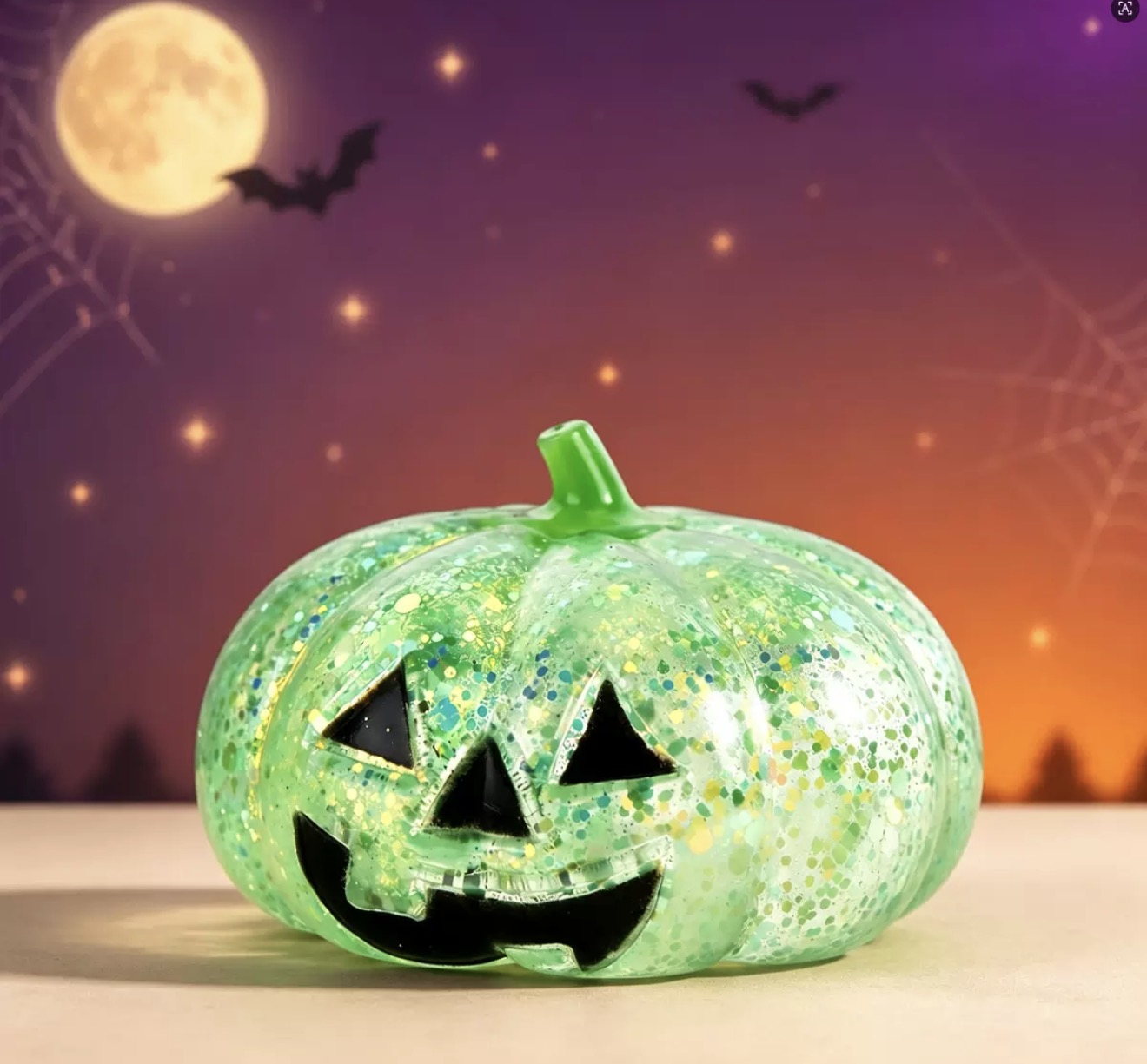 Sparkly Halloween Pumpkin