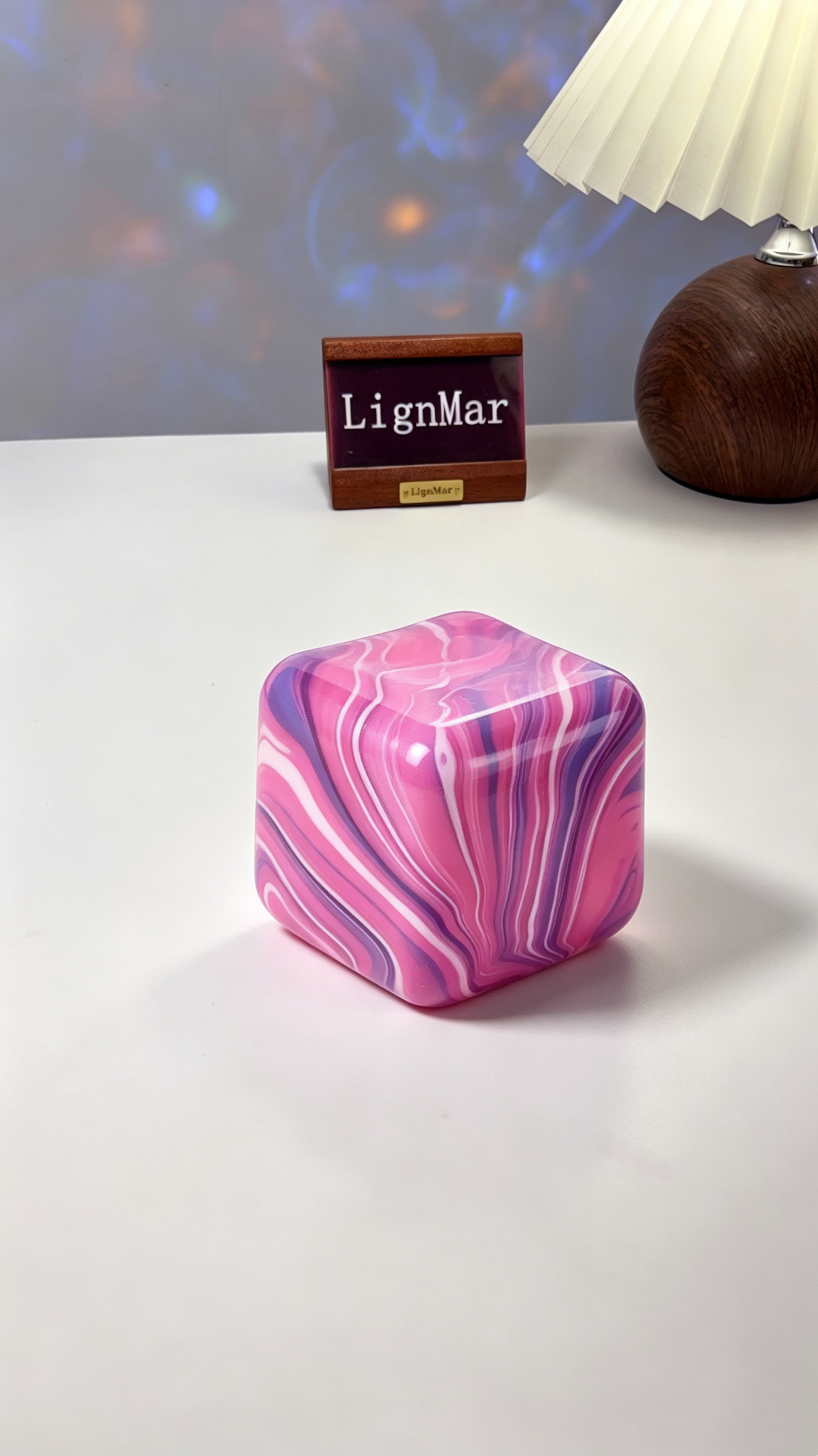 Marble Cube Squishy Ball