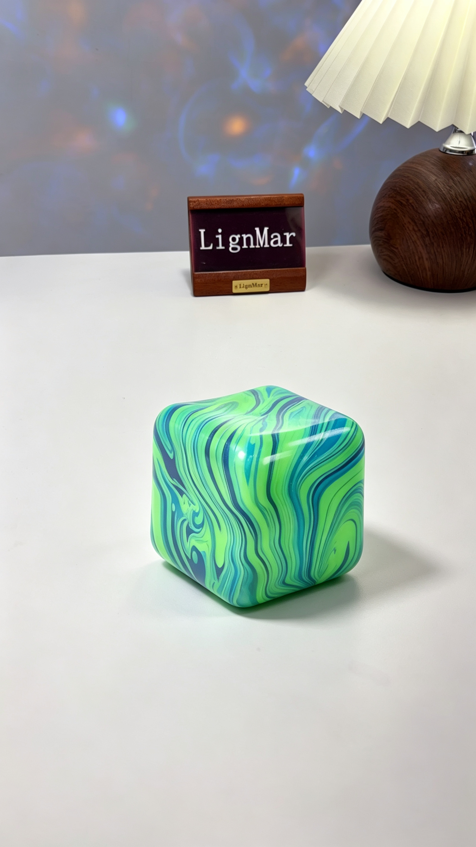 Marble Cube Squishy Ball