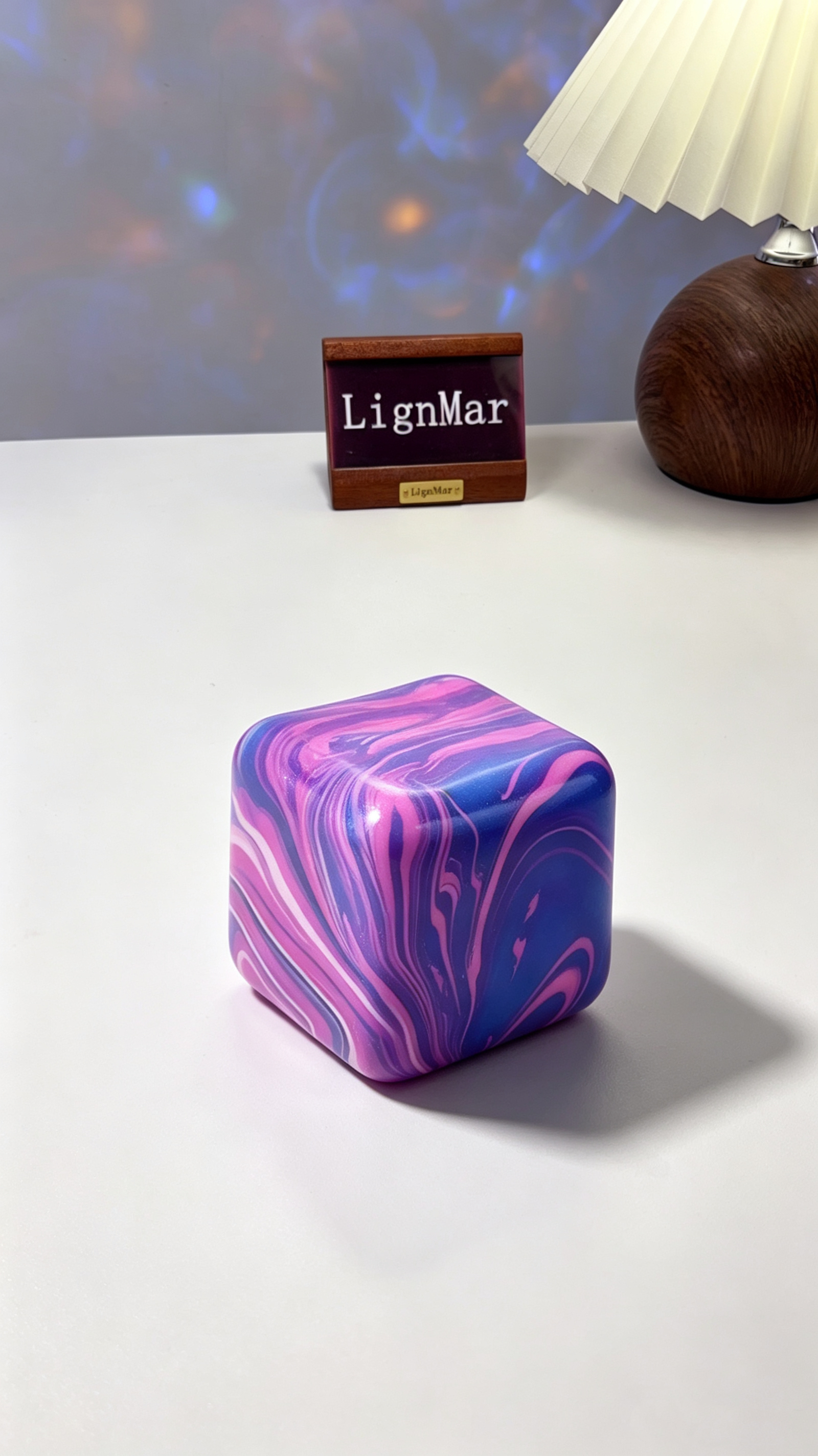 Marble Cube Squishy Ball