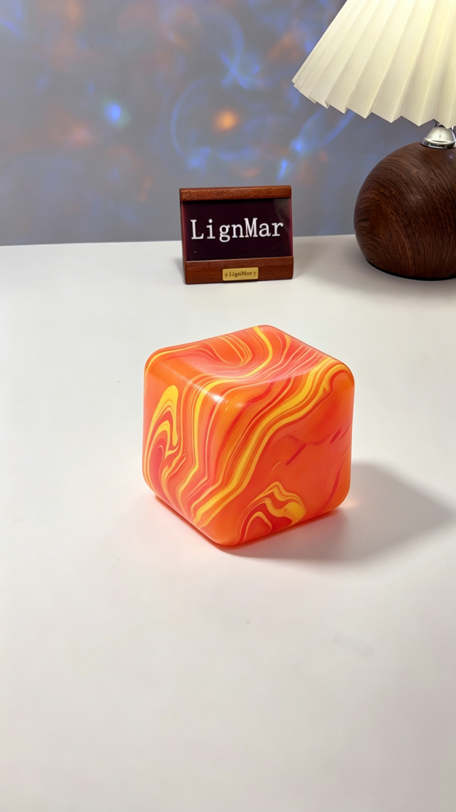 Marble Cube Squishy Ball