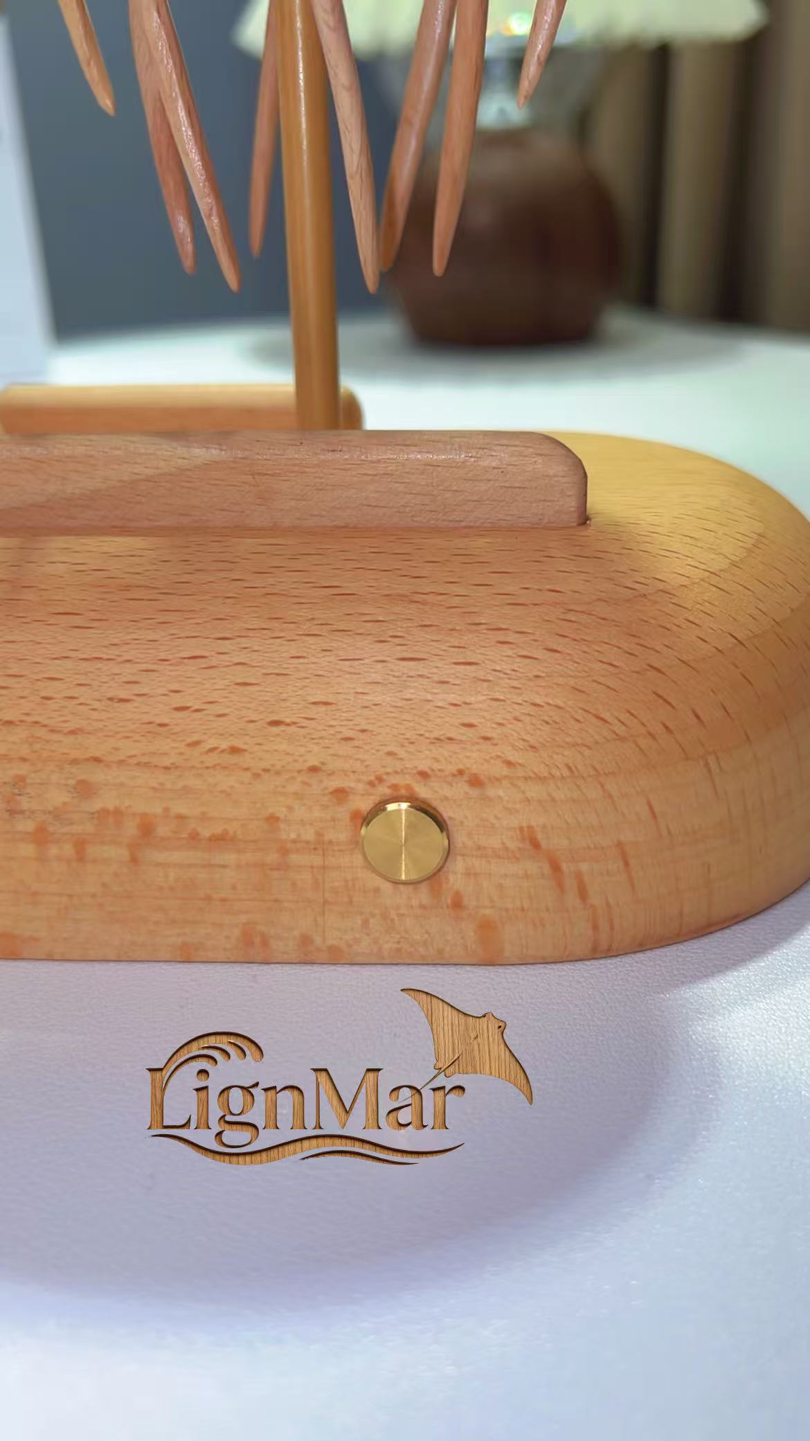 Handcrafted Wooden Jellyfish Automaton(Big)