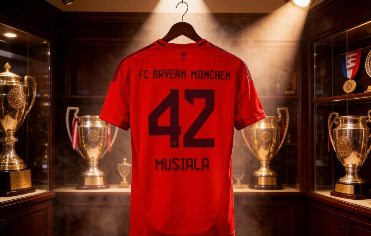Bayern Munich #42 Musiala heritage jersey