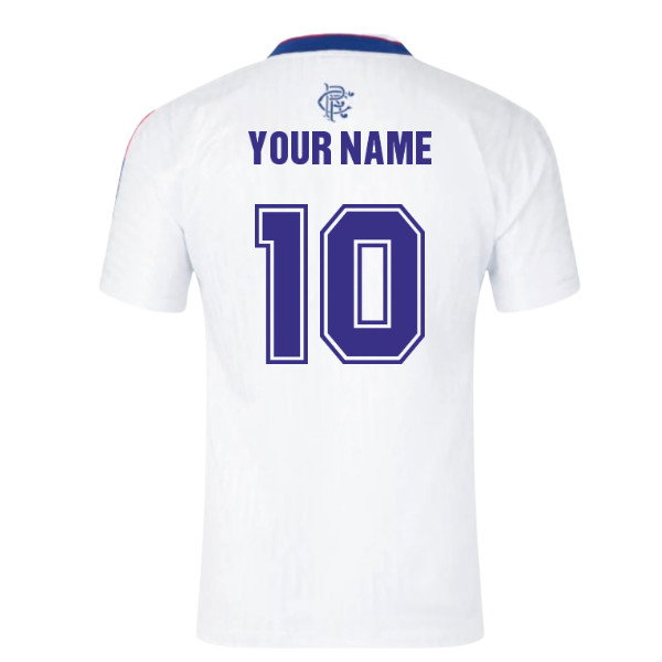 1990-1992 Rangers Retro Away Shirt (Your Name)-SoccerKits Hub | Buy Soccer Jerseys Online