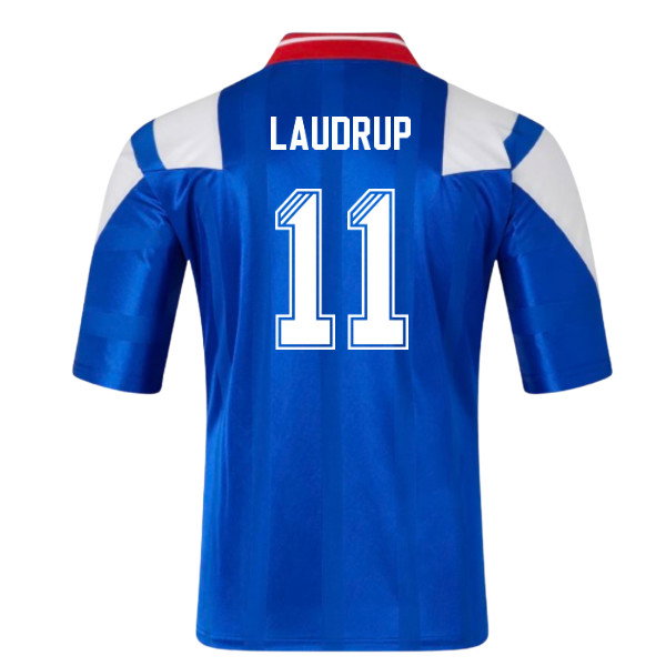 1992-1994 Rangers Retro Home Shirt (LAUDRUP 11)-SoccerKits Hub | Buy Soccer Jerseys Online