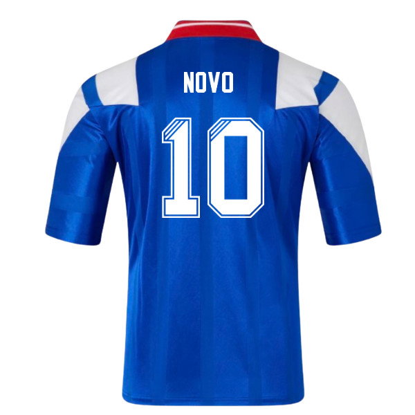 1992-1994 Rangers Retro Home Shirt (NOVO 10)-SoccerKits Hub | Buy Soccer Jerseys Online