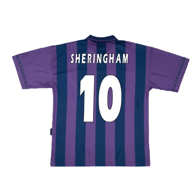1995-1996 Tottenham Away Pony Retro Shirt (Sheringham 10)-SoccerKits Hub | Buy Soccer Jerseys Online