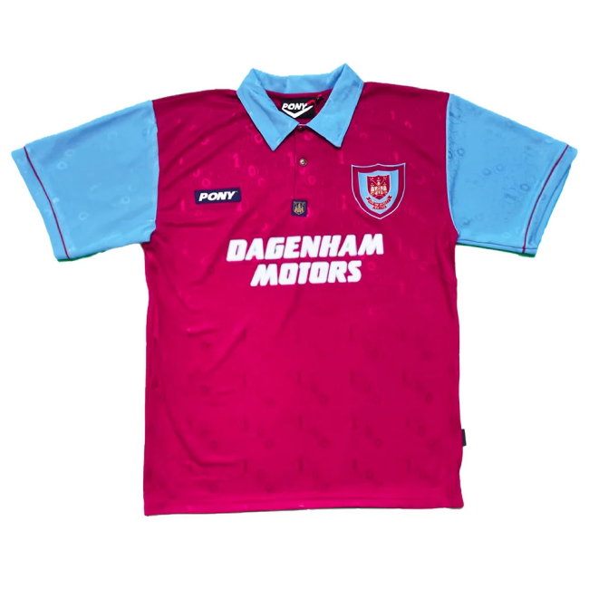 1995-1996 West Ham Centenary Pony Home Shirt (Breacker 2)-SoccerKits Hub | Buy Soccer Jerseys Online