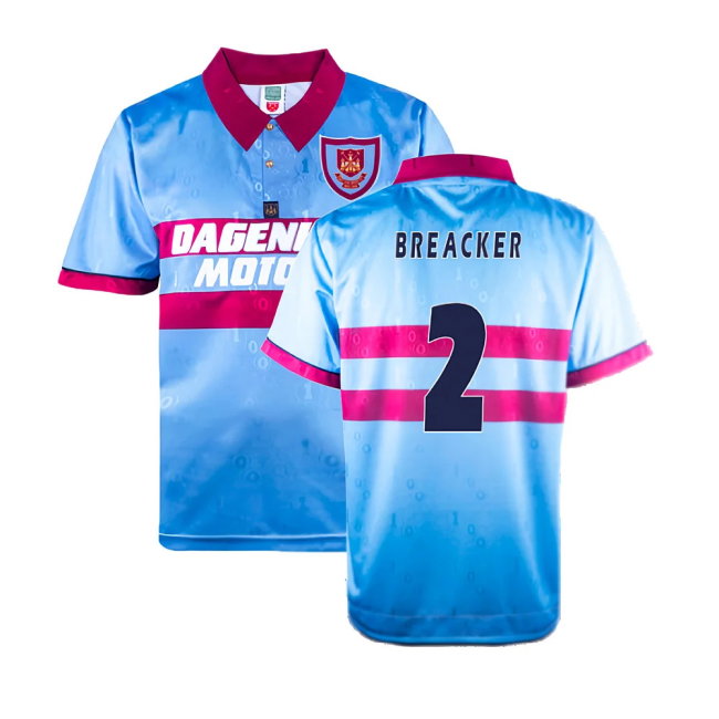 1995-1997 West Ham Pony Reissue Centenary Away Shirt (Breacker 2)-SoccerKits Hub | Buy Soccer Jerseys Online