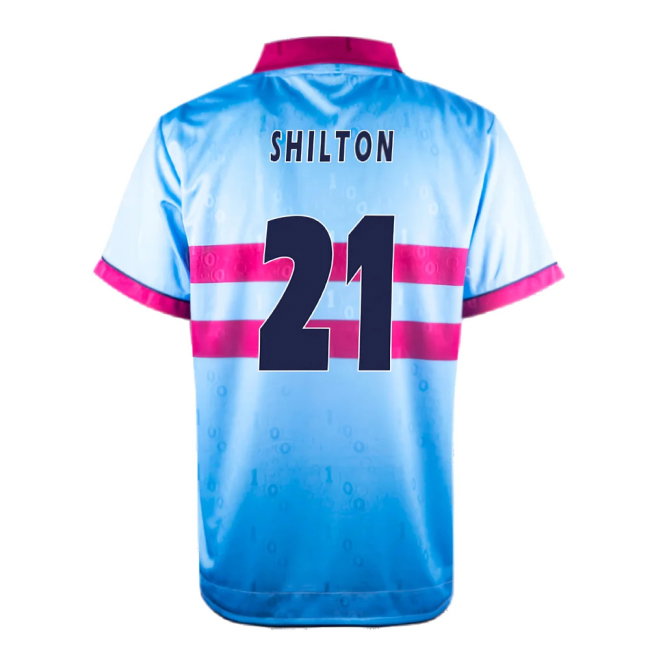 1995-1997 West Ham Pony Reissue Centenary Away Shirt (Shilton 21)-SoccerKits Hub | Buy Soccer Jerseys Online