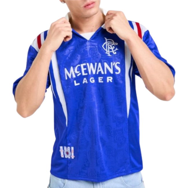 1996-1997 Rangers Retro Home Shirt (GASCOIGNE 8)-SoccerKits Hub | Buy Soccer Jerseys Online