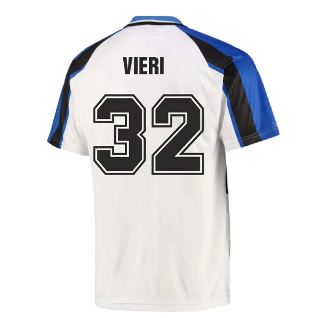 1996 Inter Milan Away Shirt (VIERI 32)-SoccerKits Hub | Buy Soccer Jerseys Online