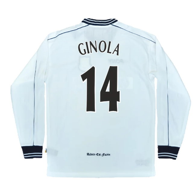 1997-1999 Tottenham Home LS Pony Retro Shirt (Ginola 14)-SoccerKits Hub | Buy Soccer Jerseys Online