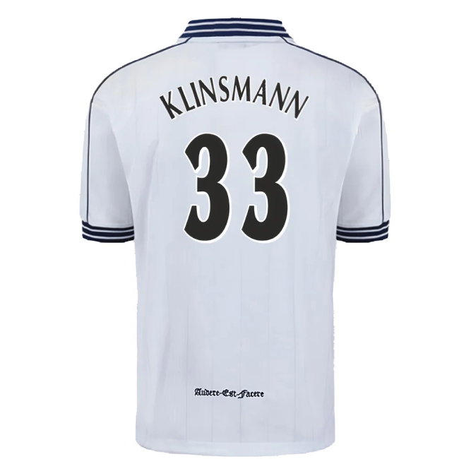 1997-1999 Tottenham Home Pony Retro Shirt (Klinsmann 33)-SoccerKits Hub | Buy Soccer Jerseys Online