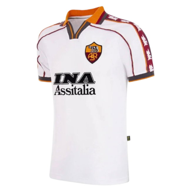 1998-1999 Roma Away Retro Football Shirt (Cafu 2)-SoccerKits Hub | Buy Soccer Jerseys Online