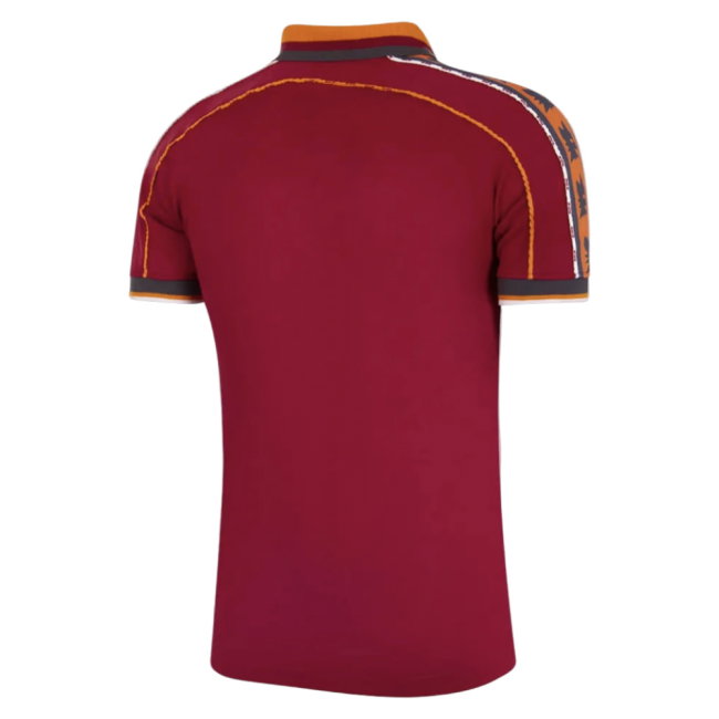 1998-1999 Roma Home Retro Football Shirt (Cafu 2)-SoccerKits Hub | Buy Soccer Jerseys Online