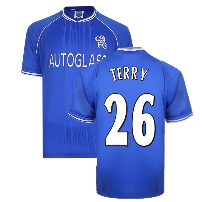 2000-2001 Chelsea Home Shirt (TERRY 26)-SoccerKits Hub | Buy Soccer Jerseys Online