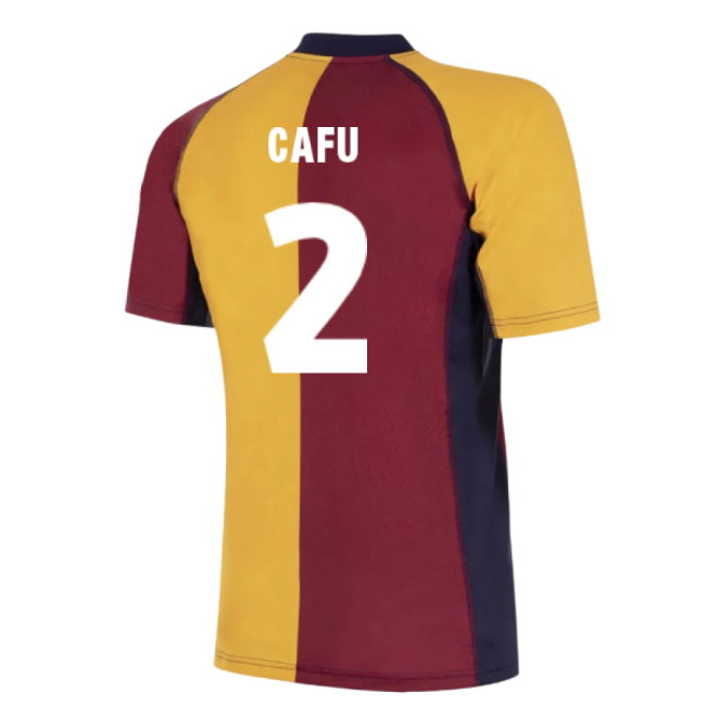 2001-2002 Roma European Retro Football Shirt (Cafu 2)-SoccerKits Hub | Buy Soccer Jerseys Online