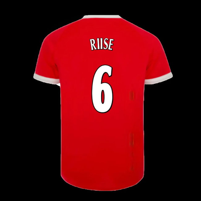 2001-2003 Liverpool Retro Euro Home Shirt (RIISE 6)-SoccerKits Hub | Buy Soccer Jerseys Online