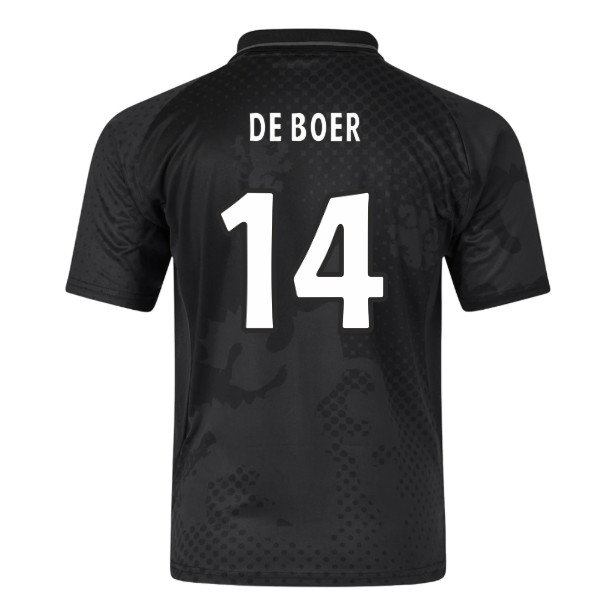 2002-2003 Rangers Retro Home Blackout Shirt (De Boer 14)-SoccerKits Hub | Buy Soccer Jerseys Online