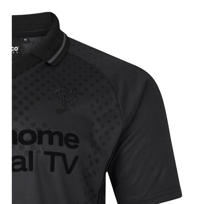 2002-2003 Rangers Retro Home Blackout Shirt (Your Name)-SoccerKits Hub | Buy Soccer Jerseys Online