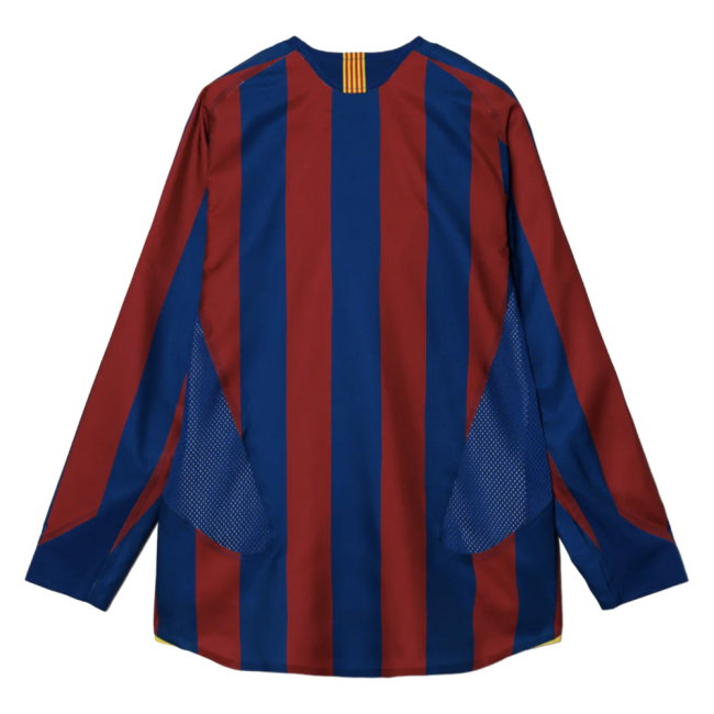 2005-2006 Barcelona T90 Reissue LS Home Shirt-SoccerKits Hub | Buy Soccer Jerseys Online