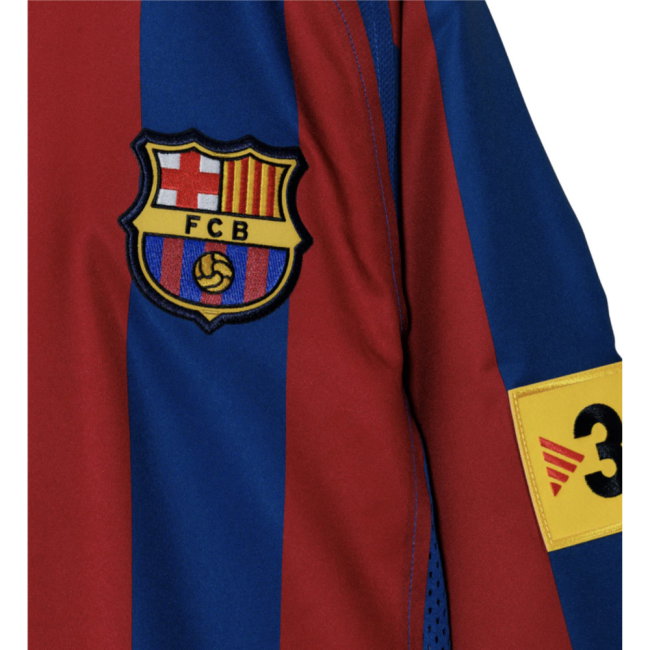 2005-2006 Barcelona T90 Reissue LS Home Shirt-SoccerKits Hub | Buy Soccer Jerseys Online
