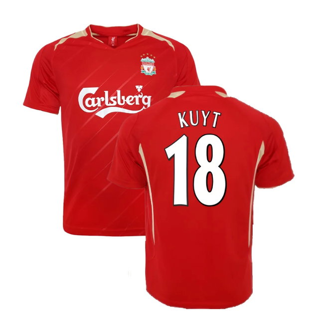 2005-2006 Liverpool Home CL Retro Shirt (KUYT 18)-SoccerKits Hub | Buy Soccer Jerseys Online