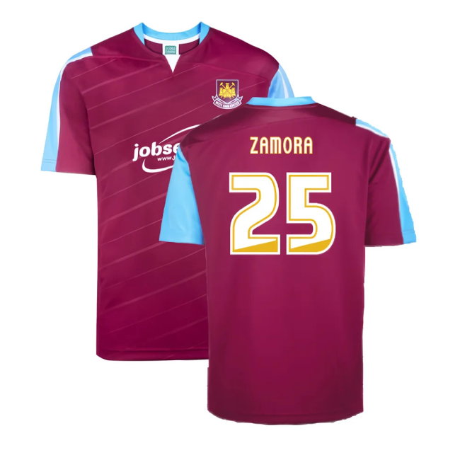 2005 West Ham Home Play Off Final Shirt (Zamora 25)-SoccerKits Hub | Buy Soccer Jerseys Online