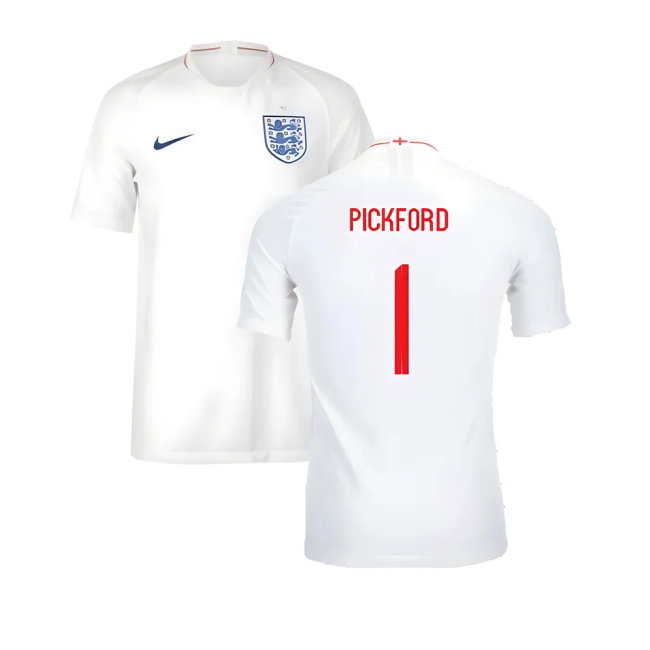 2018-2019 England Authentic Home Shirt (Pickford 1)-SoccerKits Hub | Buy Soccer Jerseys Online