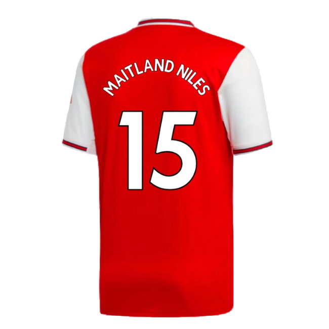 2019-2020 Arsenal Home Shirt (MAITLAND NILES 15)-SoccerKits Hub | Buy Soccer Jerseys Online