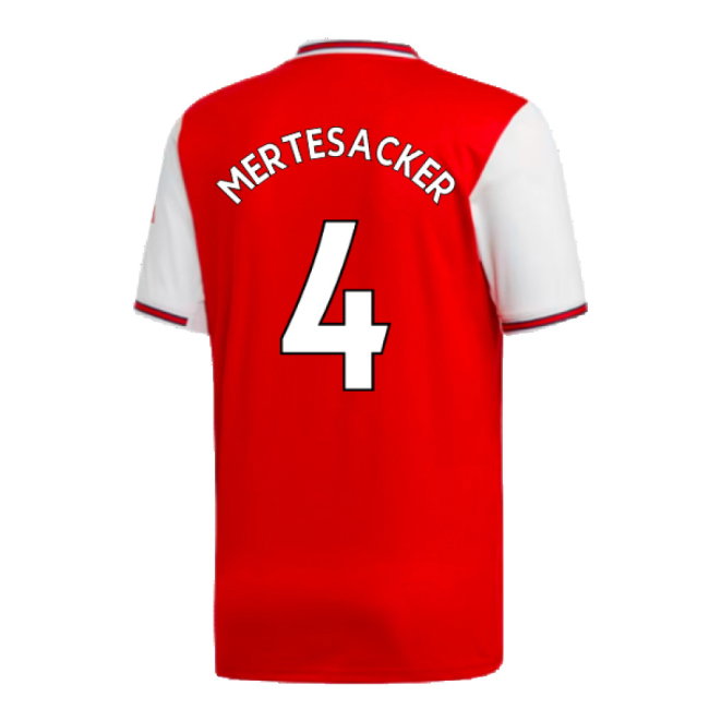 2019-2020 Arsenal Home Shirt (MERTESACKER 4)-SoccerKits Hub | Buy Soccer Jerseys Online
