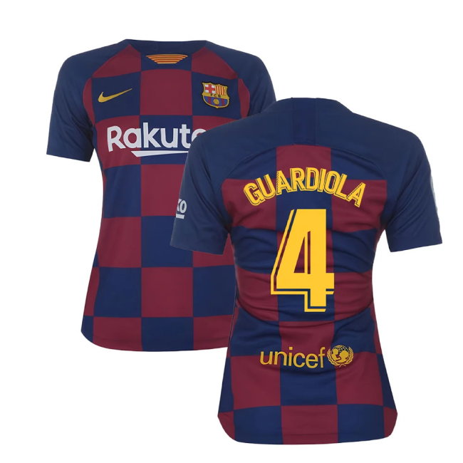 2019-2020 Barcelona Home Nike Ladies Shirt (GUARDIOLA 4)-SoccerKits Hub | Buy Soccer Jerseys Online
