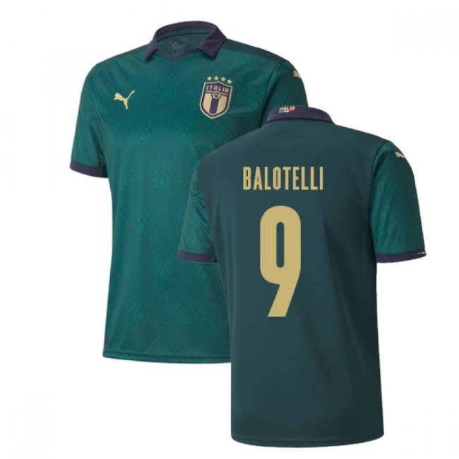 2019-2020 Italy Renaissance Third Puma Shirt (Kids) (Balotelli 9)-SoccerKits Hub | Buy Soccer Jerseys Online