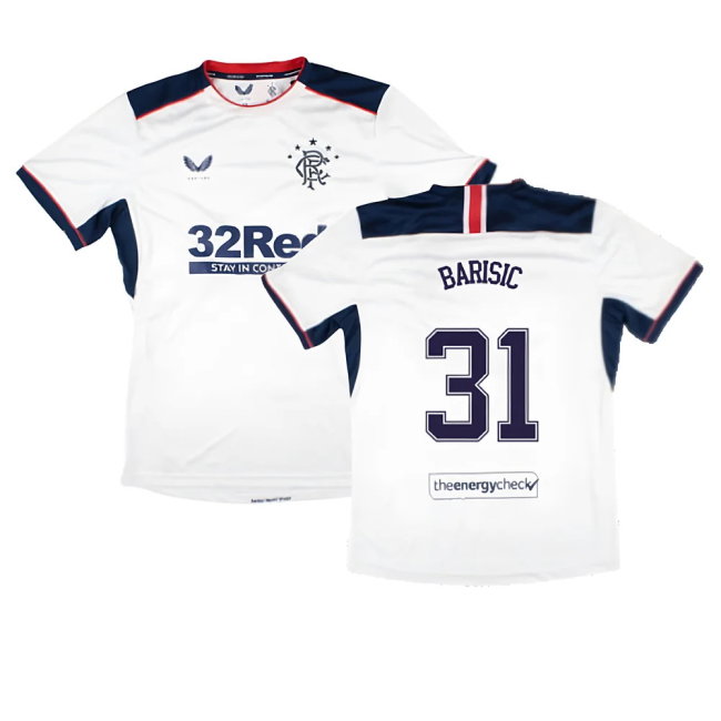 2020-2021 Rangers Away Shirt (BARISIC 31)-SoccerKits Hub | Buy Soccer Jerseys Online