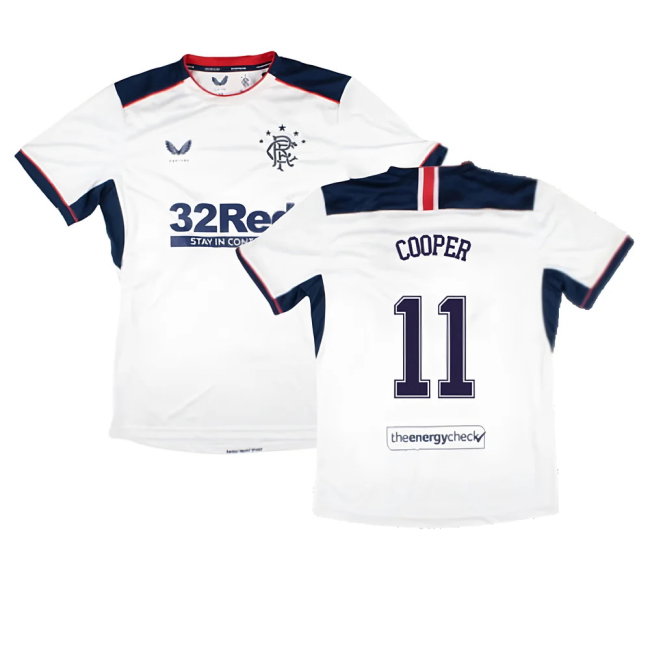 2020-2021 Rangers Away Shirt (COOPER 11)-SoccerKits Hub | Buy Soccer Jerseys Online