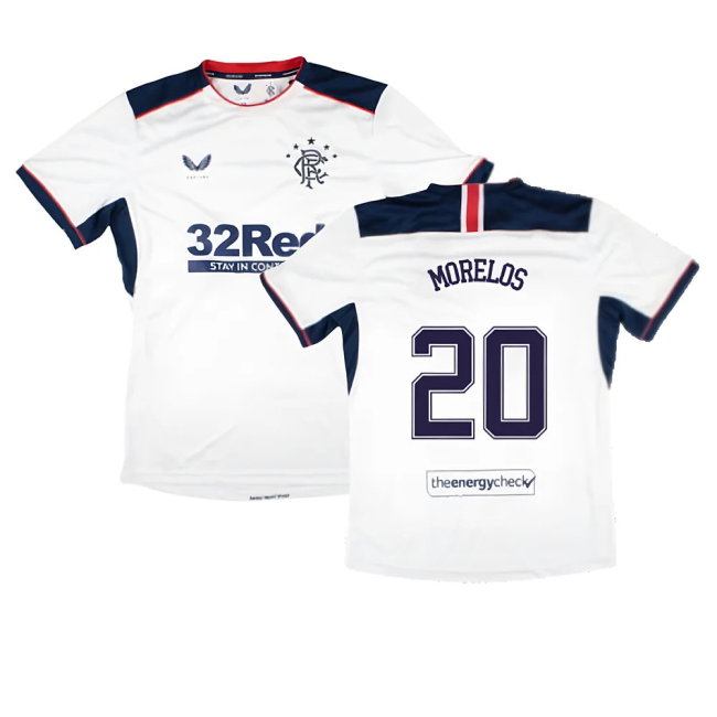 2020-2021 Rangers Away Shirt (MORELOS 20)-SoccerKits Hub | Buy Soccer Jerseys Online