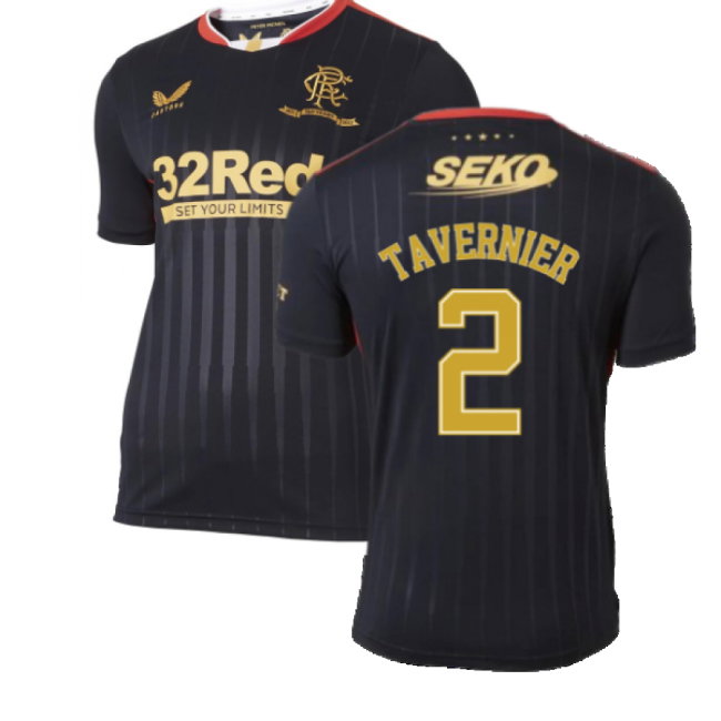 2021-2022 Rangers Away Shirt (TAVERNIER 2)-SoccerKits Hub | Buy Soccer Jerseys Online